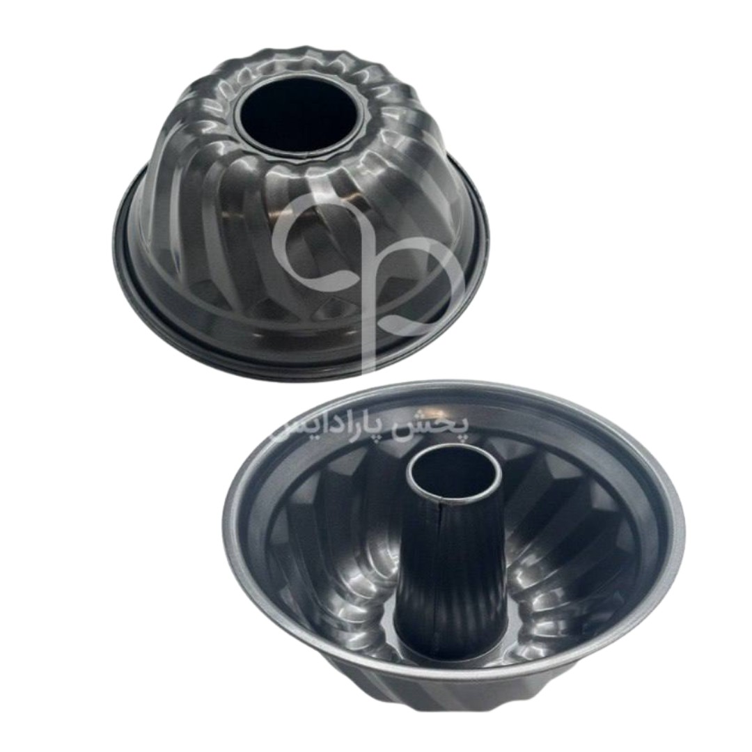 قالب کیک تفلون شیفون دار طرحدار (9*23) چینی