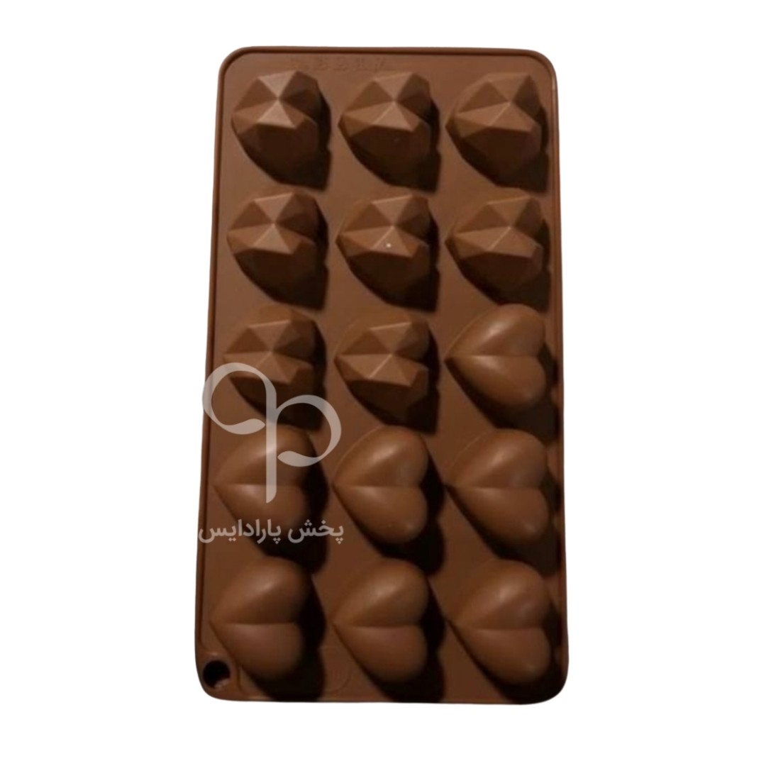 قالب شکلاتی قلب 2 مدل مارکو