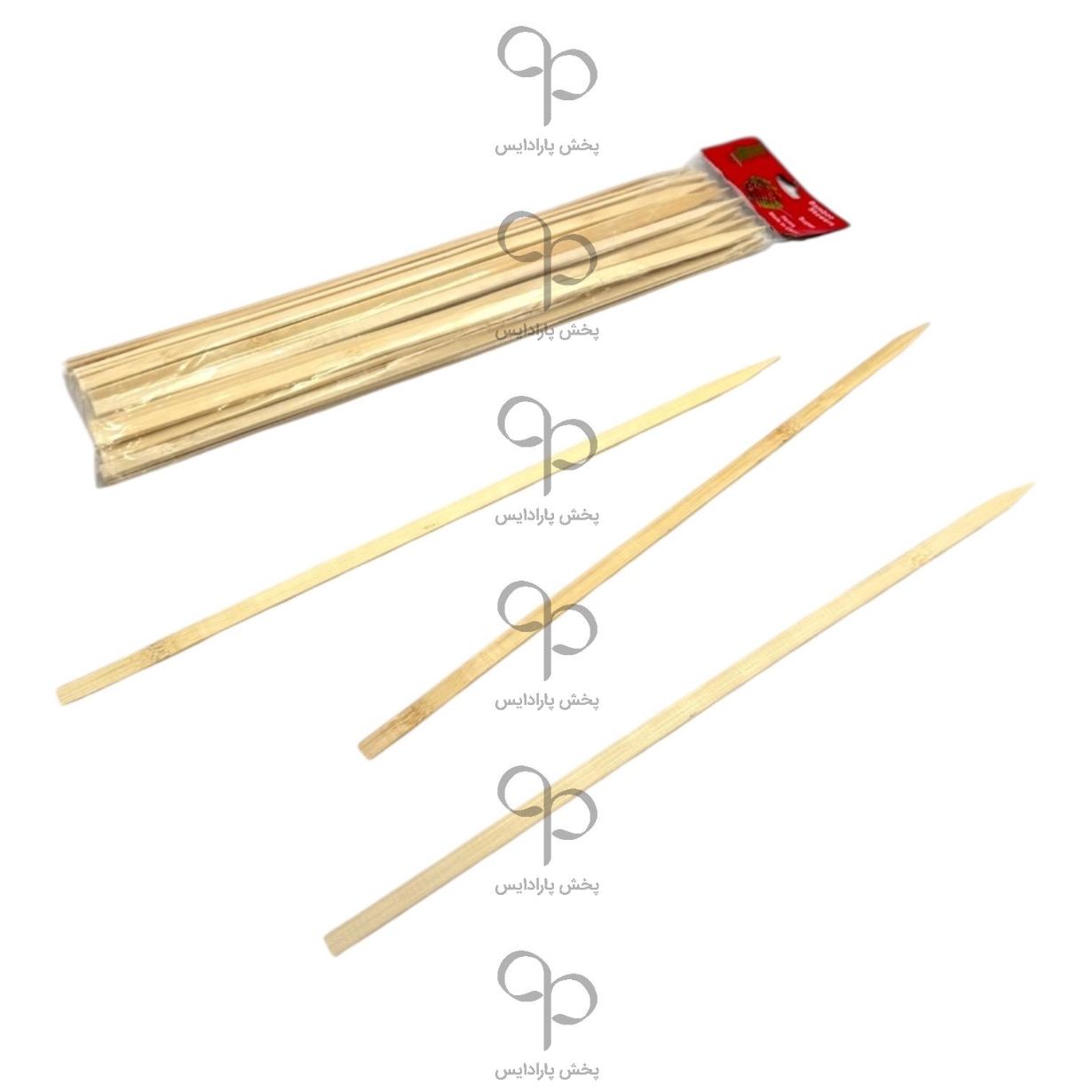 سیخ چوبی جوجه 40 سانتی چینی ( 25 عددی )