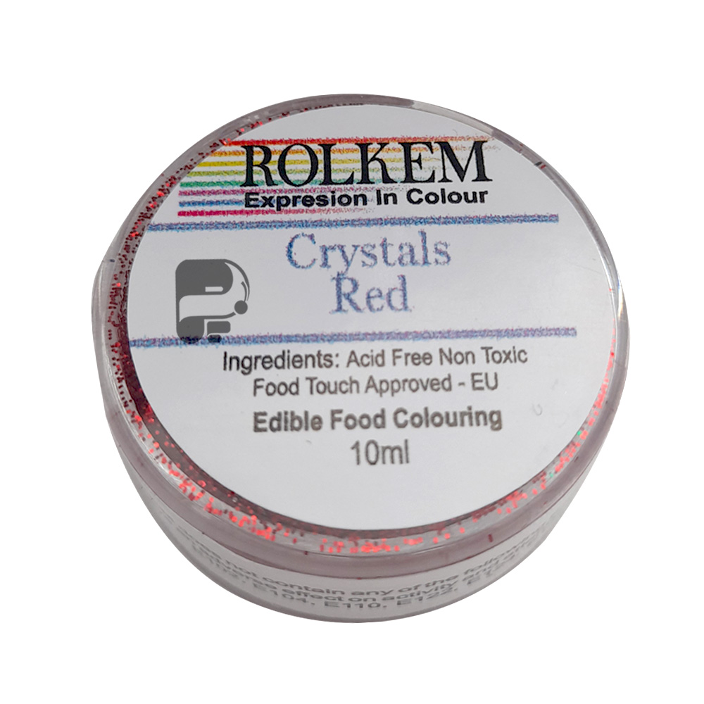 رنگ پودری رولکم Crystals Red