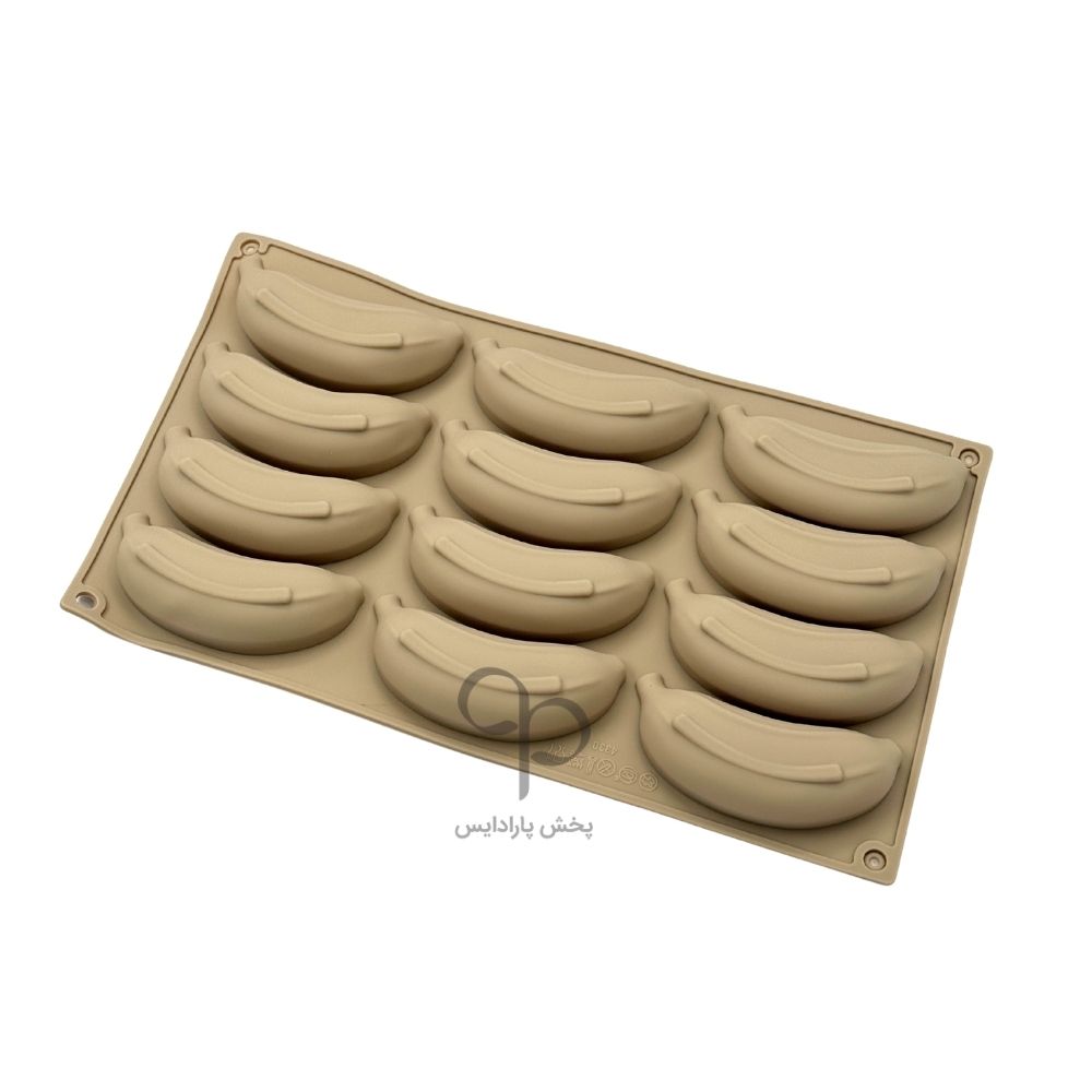 قالب سیلیکونی موز 12 خانه چینی