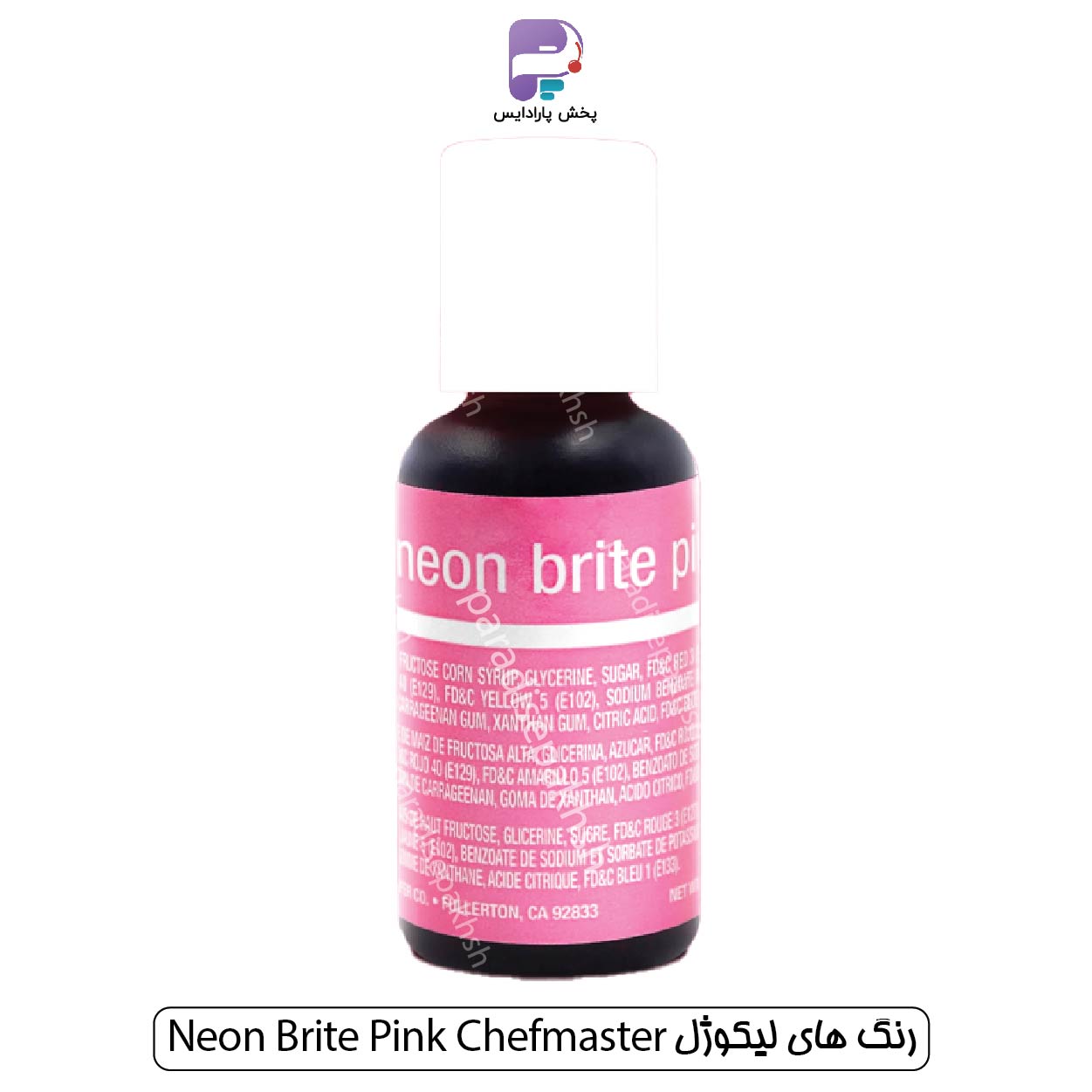 رنگ لیکوژل شف مستر Neon Pink