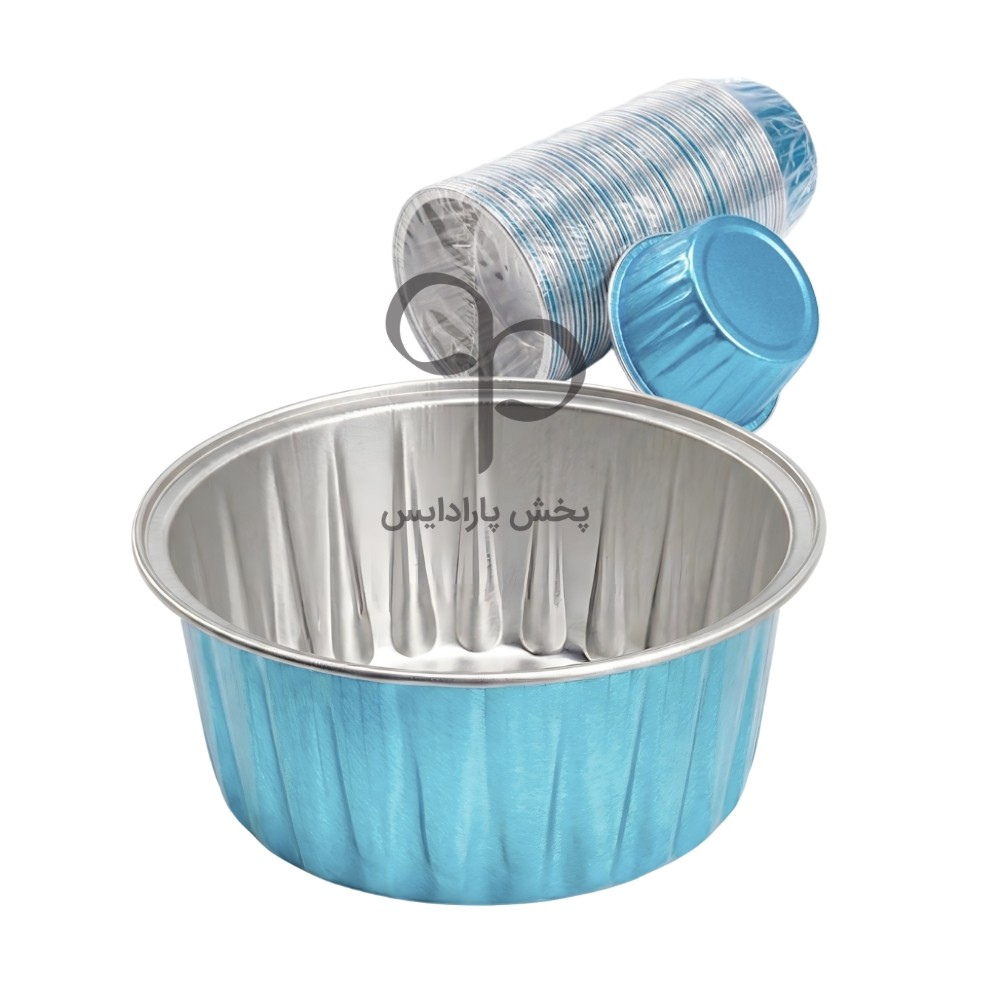 مافین فویلی دایره آبی 125 عددی