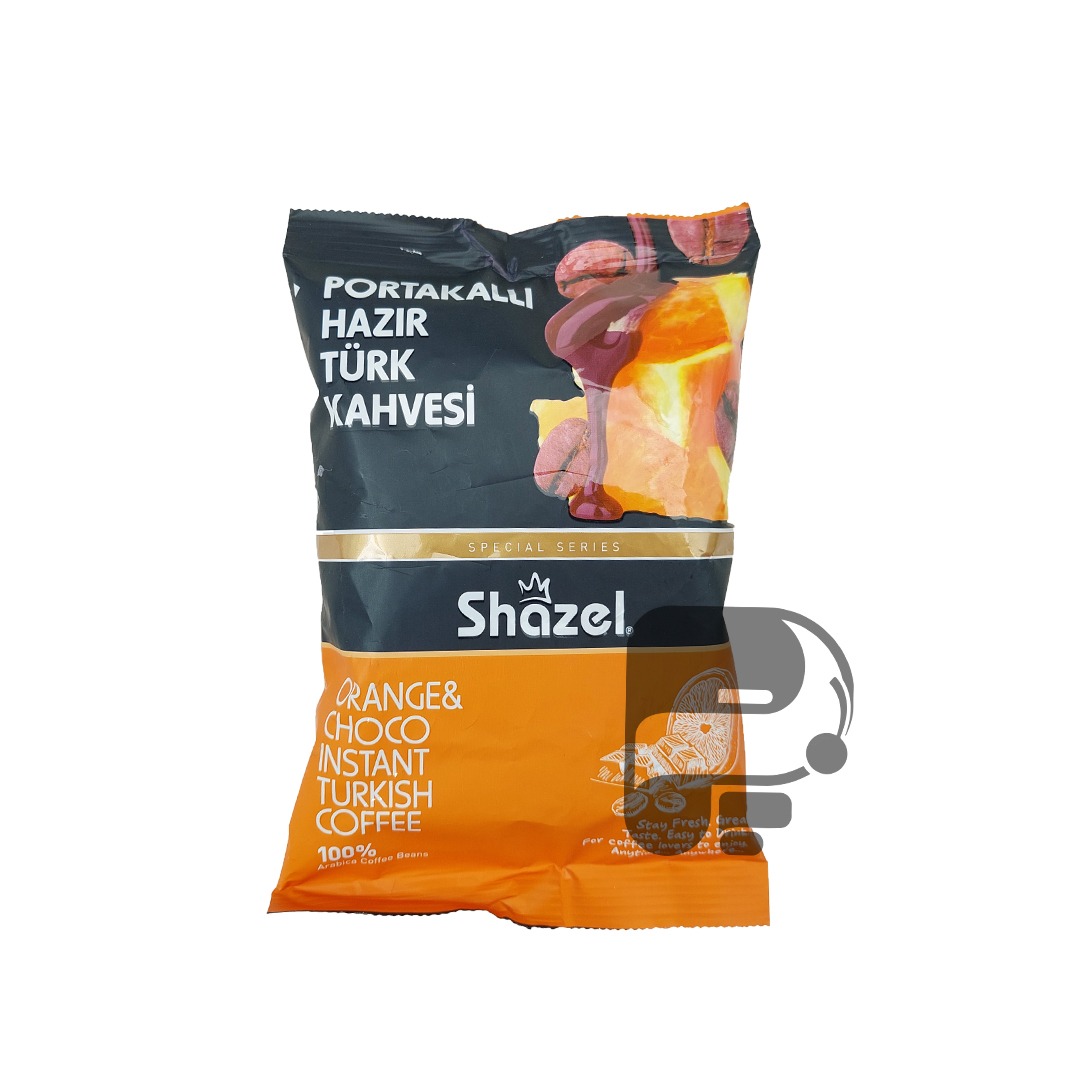 قهوه ترک 100 گرمی Shazel پرتقالی