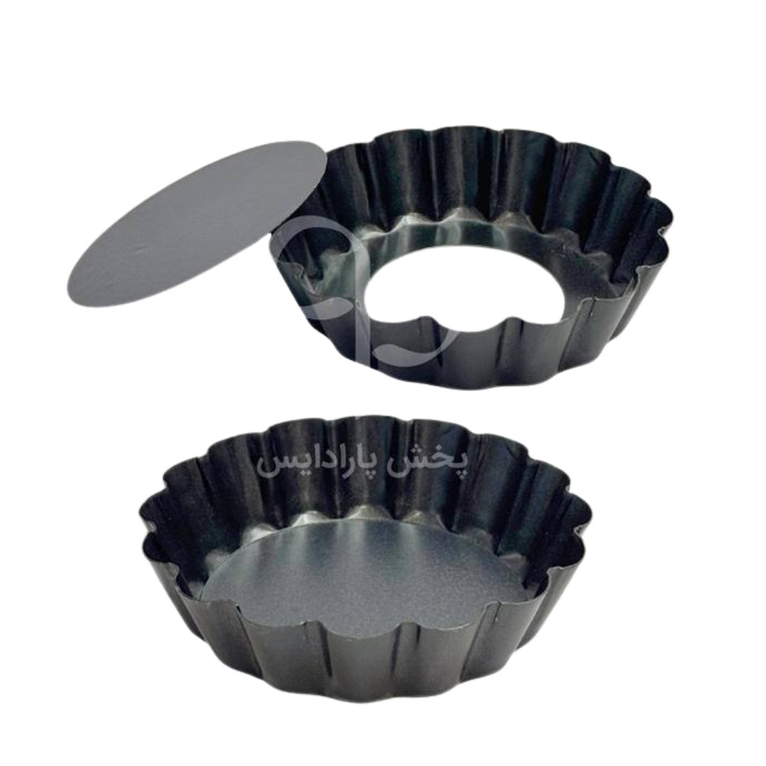 قالب تفلون تارت کف جدا دایره (2*8) چینی