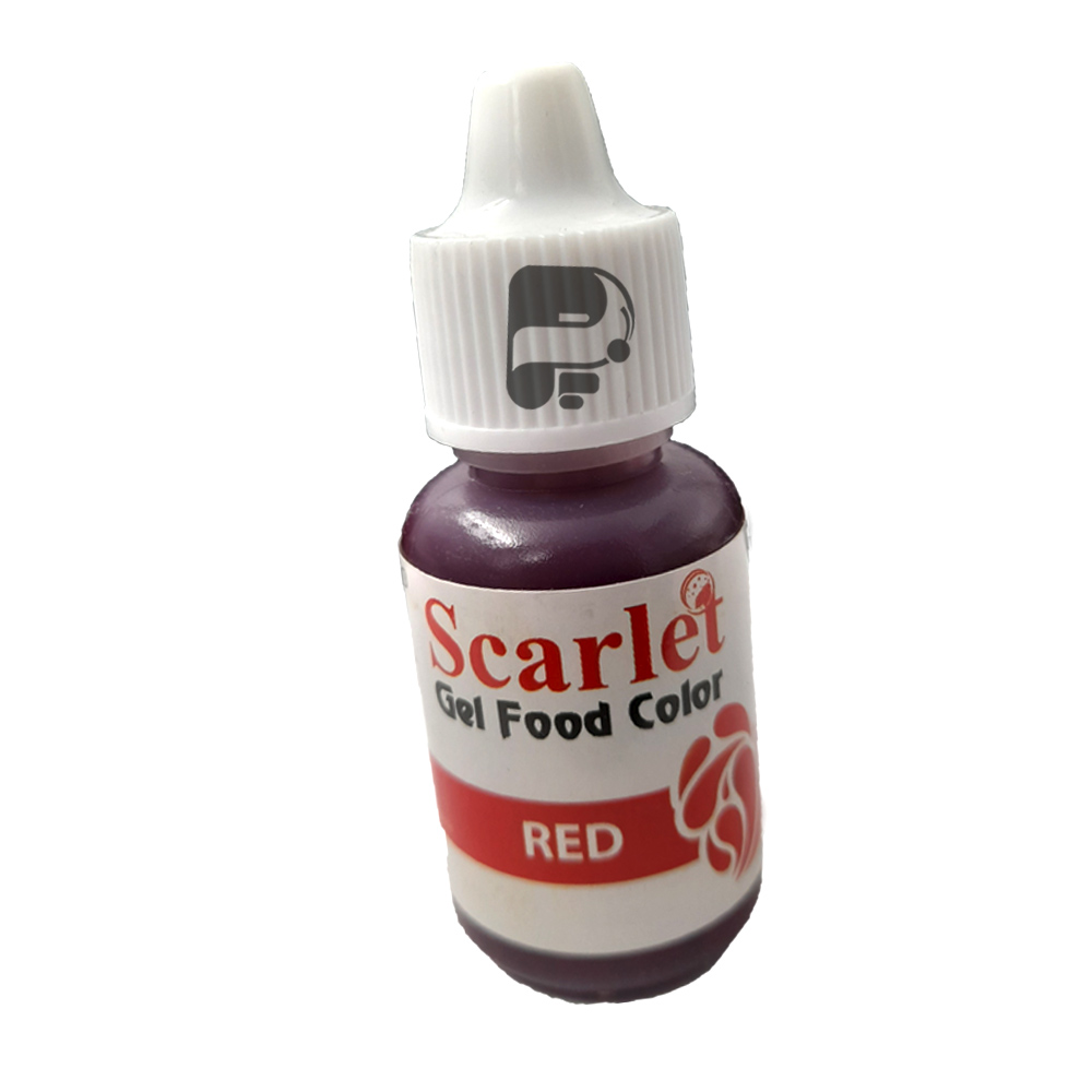 رنگ ژله ای 25 گرمی قرمز Scarlet