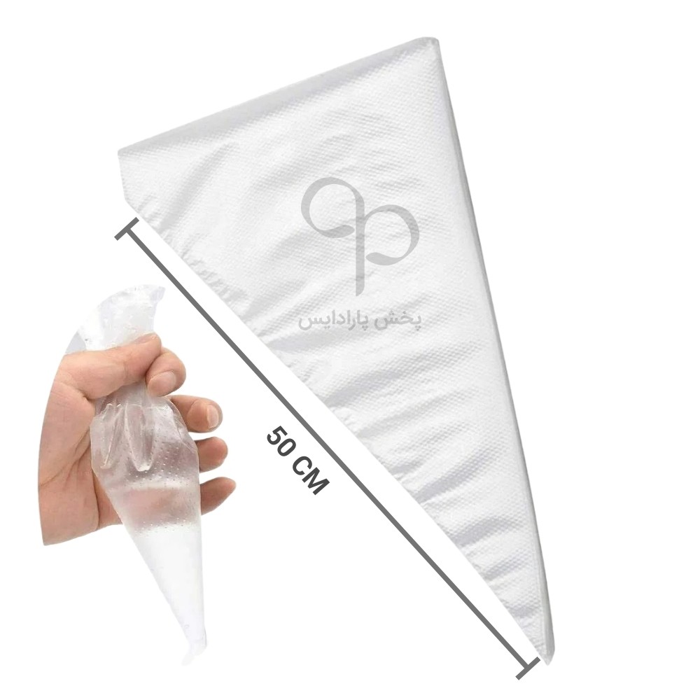 قیف یکبار مصرف  100 تایی سایز 50 چینی