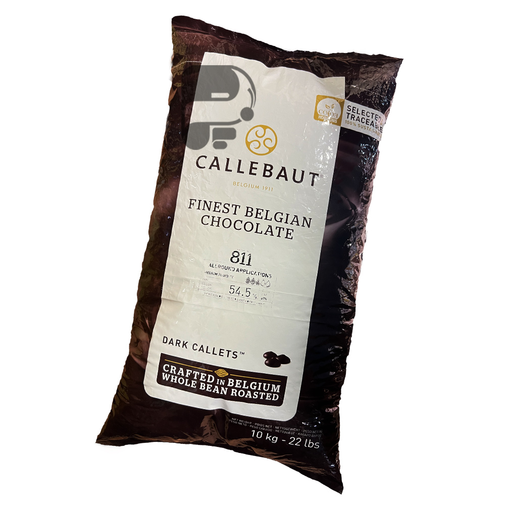 شکلات سکه ای کلبوت Callebaut تلخ 54/5 درصد(10 کیلوگرمی)