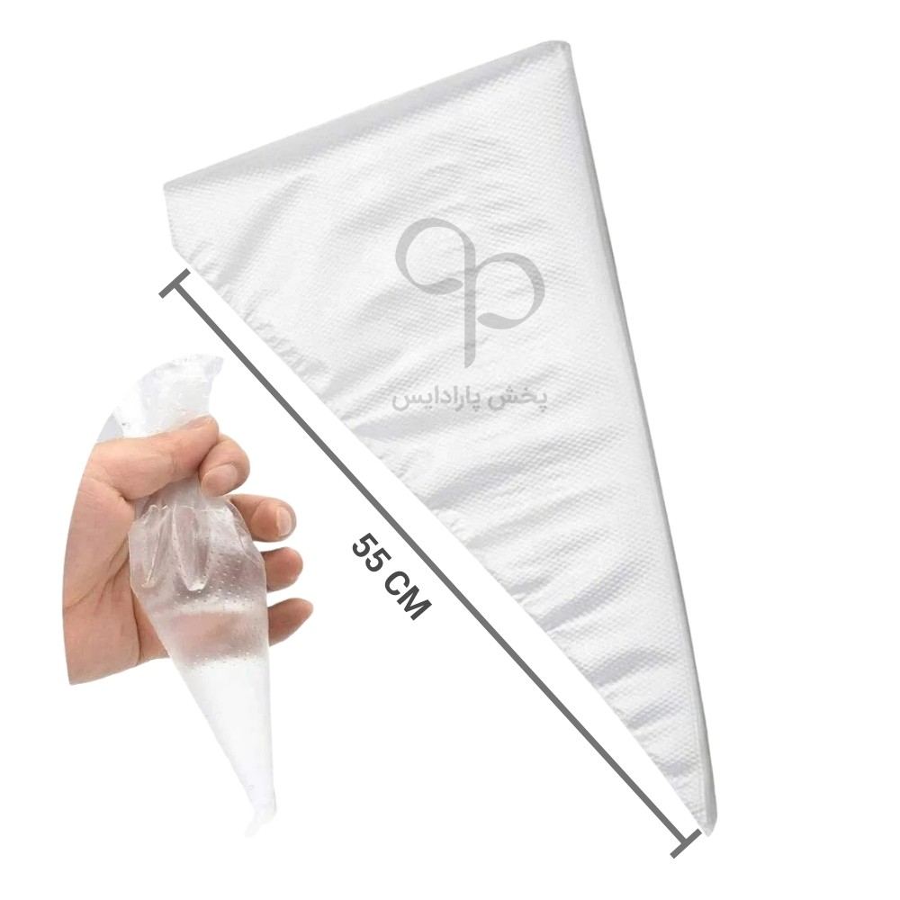 قیف یکبار مصرف  100 تایی سایز 55 چینی