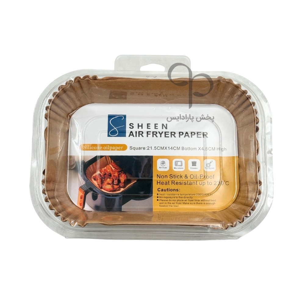 کاغذ هواپز 50 تایی مستطیل ضلع ( 14*21/5 ) لیبل طلایی SHEEN