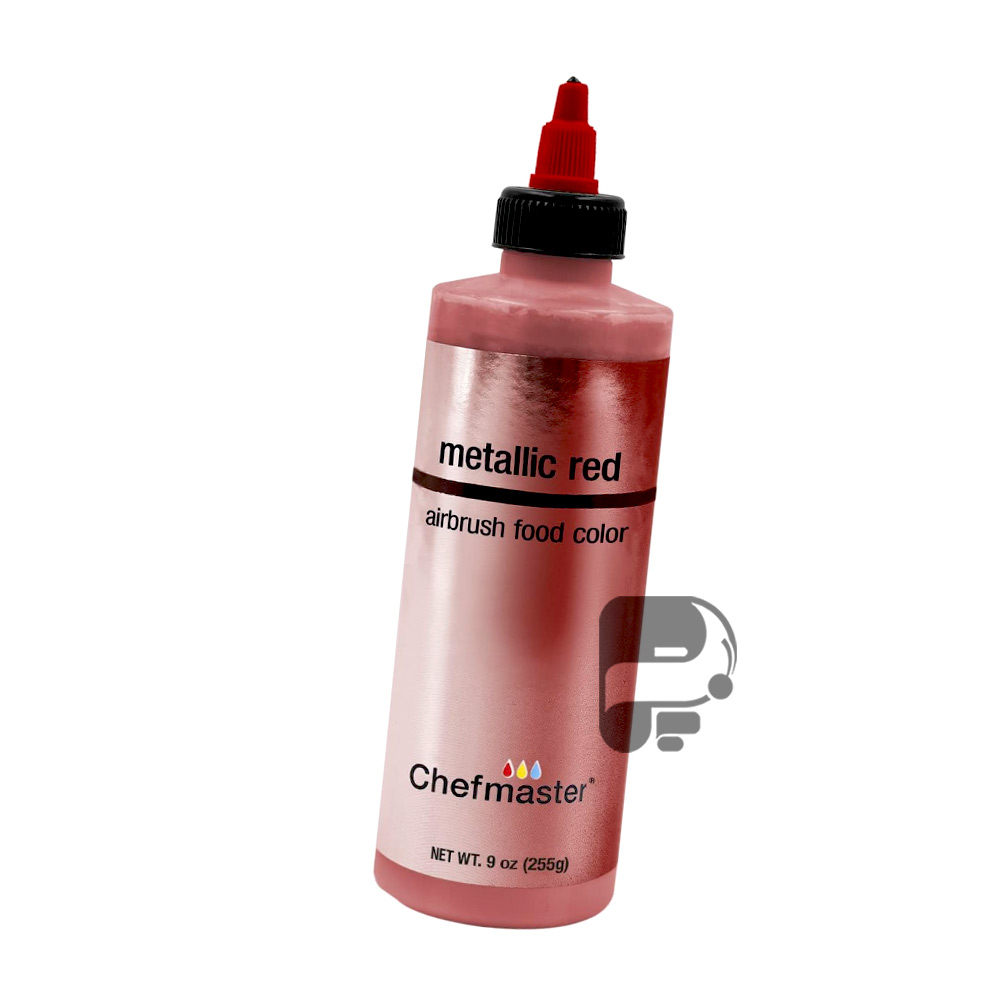 رنگ ژله ای شف مستر (AB) Metalic Red