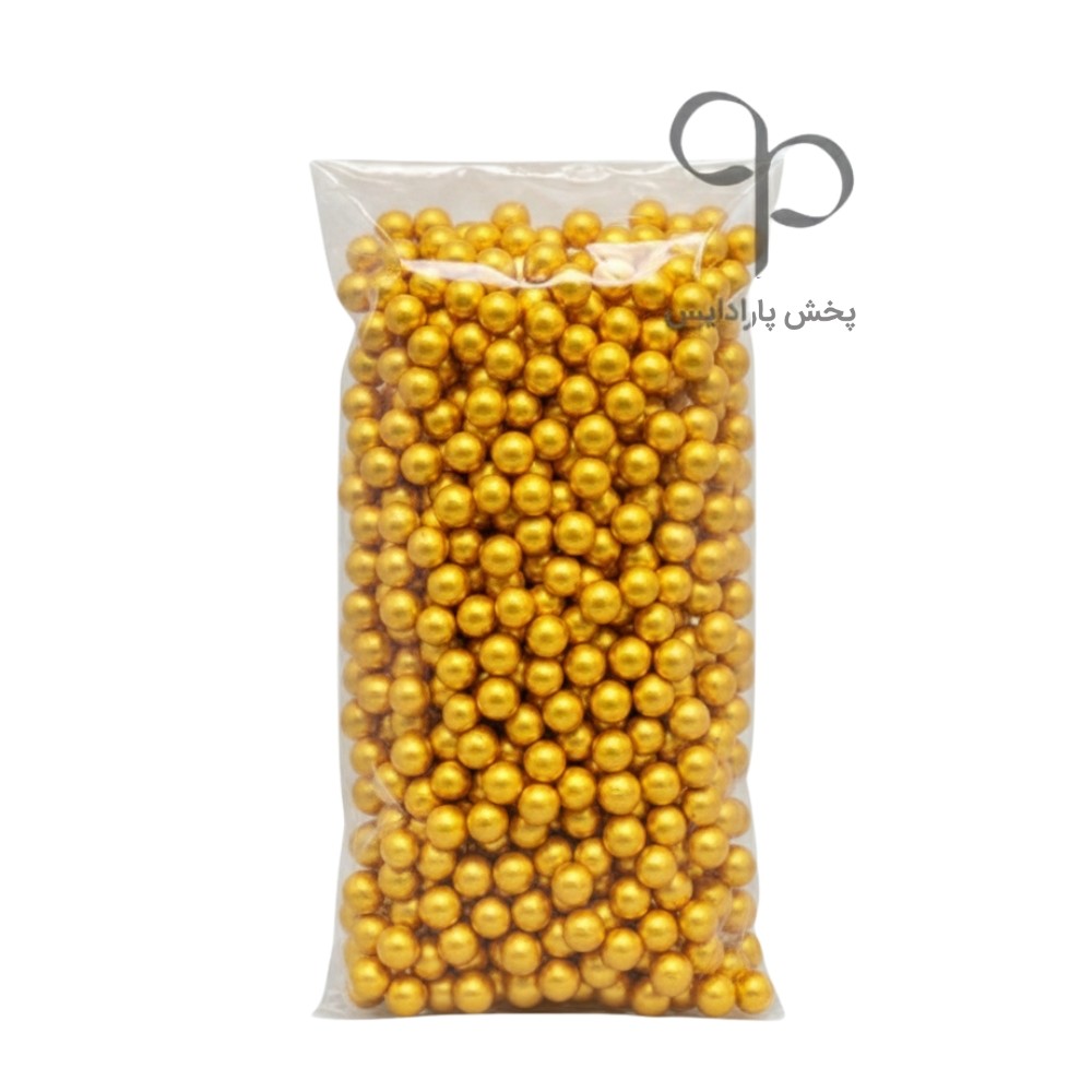 مروارید تزئینی طلایی 250 گرمی کد 3