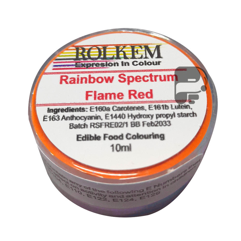 رنگ پودری رولکم Rainbow Spectrum Flame Red