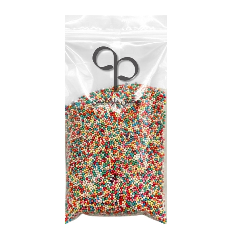 مروارید تزئینی مخلوط رنگی شنی 250 گرمی
