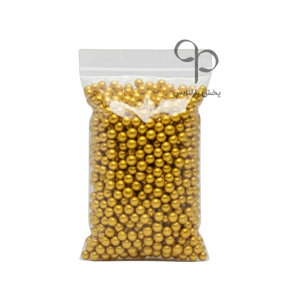 مروارید تزئینی طلایی 250 گرمی کد 1